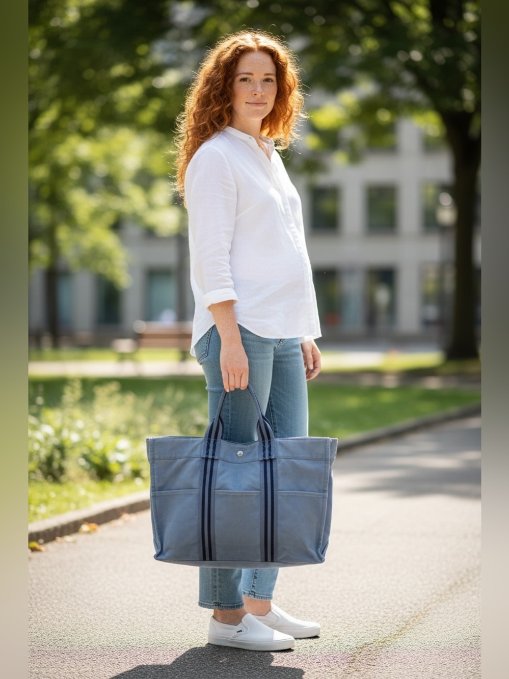 Hermes Toile Fourre-Tout MM tote GUC